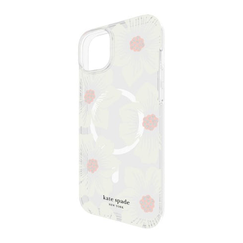 Kate Spade Protective Case for MagSafe iPhone 15 Plus/iPhone 14Plus - Hollyhock Floral
